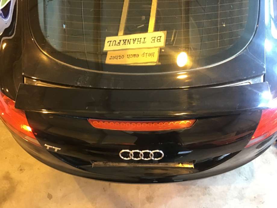Spoiler bakluke til Audi TT, 2006-2014 (Type II) (AUDI|8J0 827 934)