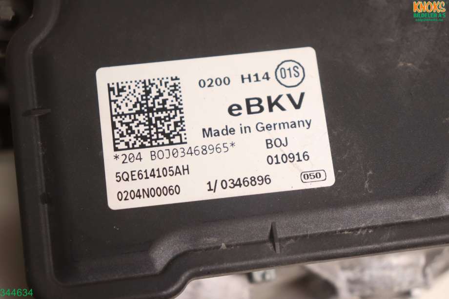 Bremsekraft-forsterker til Audi A3 2016-2020 (Type III, Fase 2)  (AUDI|5QE 614 105 AT|)