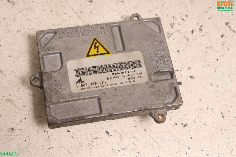 Styreenhet xenon/ballast til Audi A3 2003-2008 (Type II, Fase 1) (AUDI|8E0 907 391 B|)