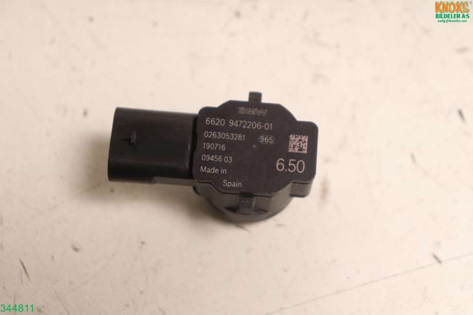 Parkeringssensor bak til BMW 3-Serie 2018-->> (G20) (G20) (BMW|66 20 9 827 023||66 20 9 472 206)