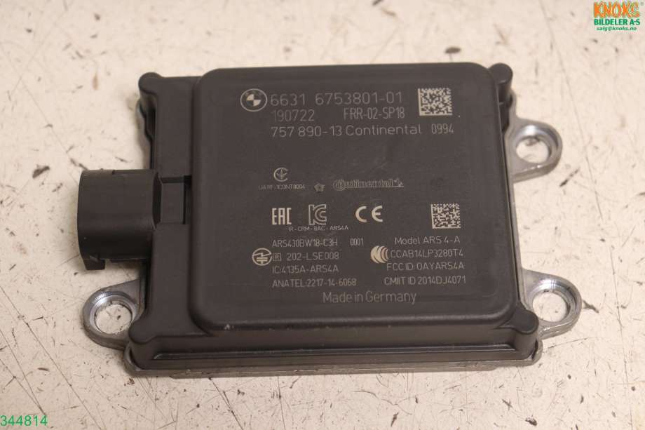 Sensor radar til BMW 3-Serie 2018-->> (G20) (G20) (BMW|66 31 5 A56 337|)