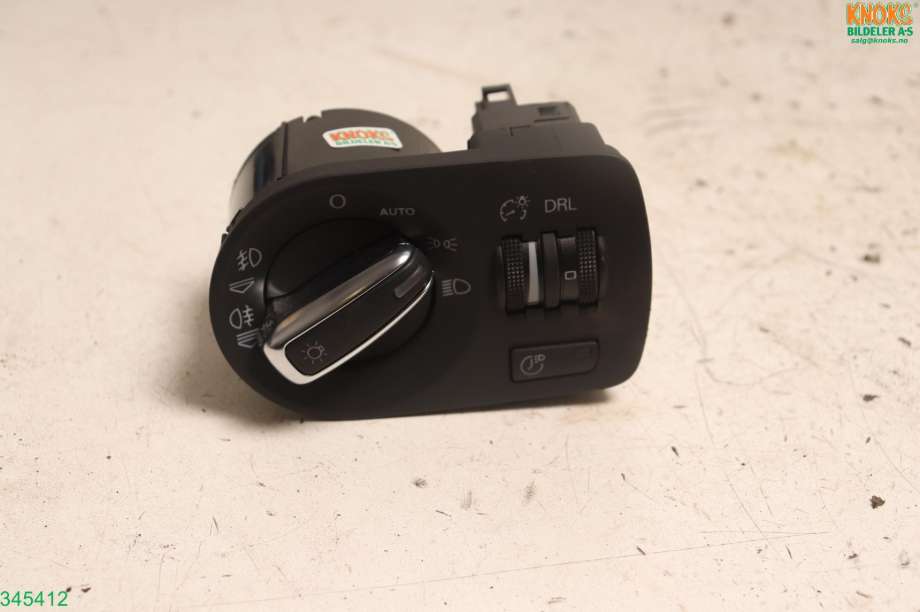 Bryter lys til Audi TT, 2006-2014 (Type II) (AUDI|8J1 941 531 G)