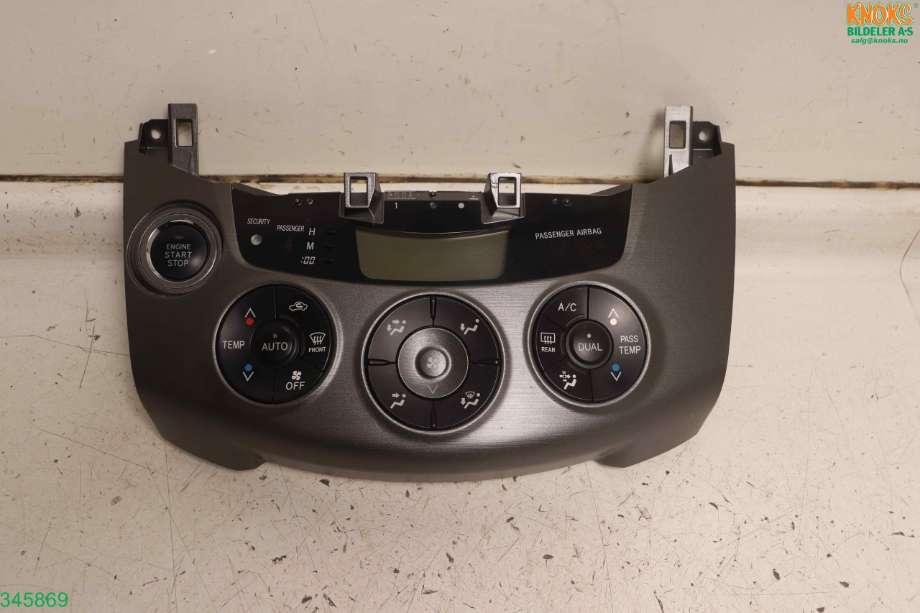 Varmeapparat betjening til Toyota RAV4, 2009-2013 (Type III, Fase 2)  (TOYOTA|5590042361B0)
