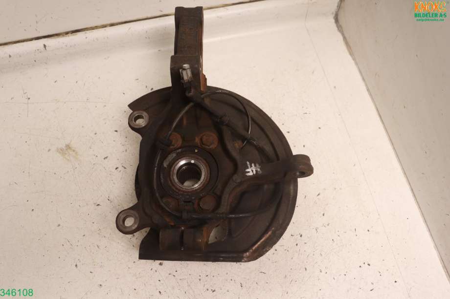 Hjulspindel høyre foran til Nissan Qashqai 2010-2014 (Type I, Fase 2)  (NISSAN|40014JD000|)