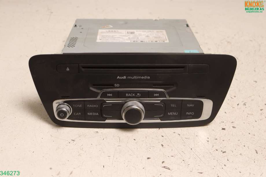 Bilstereo til Audi Q3, 2011-2014 (Type I, Fase 1) (AUDI|8U0 035 188 C)
