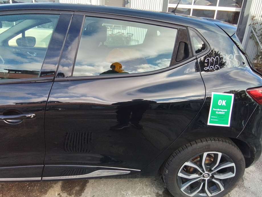 Dør venstre bak til Renault Clio, 2016-2019 (Type IV, Fase 2)  (RENAULT|821012089R)