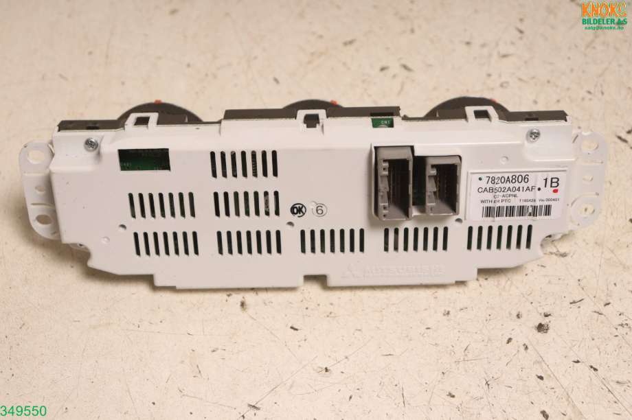 Varmeapparat betjening til Mitsubishi ASX 2010-2019 (MITSUBISHI|7820A806|)