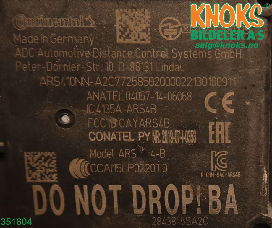 Sensor diverse til Nissan Leaf 2018-->> (Type II)  (NISSAN|CCAI15LP0220T0|)