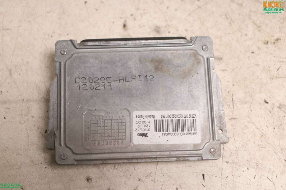 Styreenhet xenon/ballast til Renault Scenic 2009-2016 (Type III) (RENAULT|7701208945|)