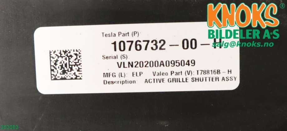 Diverse deler til Tesla Model 3 2018-2023 (Fase 1) (TESLA|)