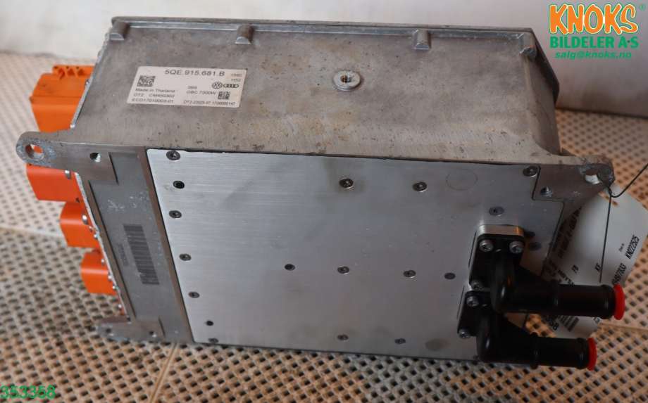 Batterilader (OBC - On Board Charger) til VW e-Golf 2017-2020 (Fase 2)  (VOLKSWAGEN|5QE 915 681 N|)