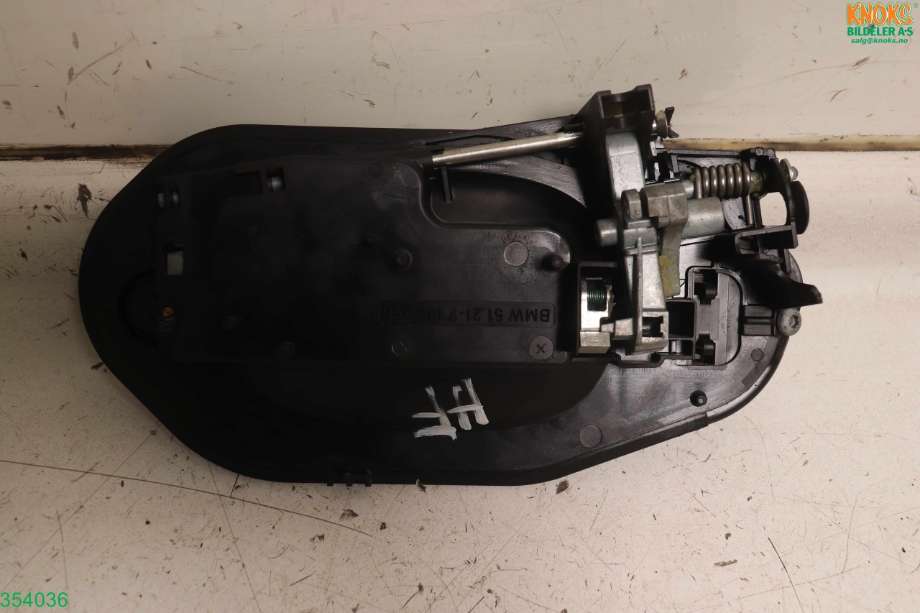 Dørhåndtak utv høyre til BMW 5-Serie 2003-2010 (E60/E61) (E60/E61) (BMW|51 21 6 961 444|51 21 7 199 556|51 21 7 191 916)