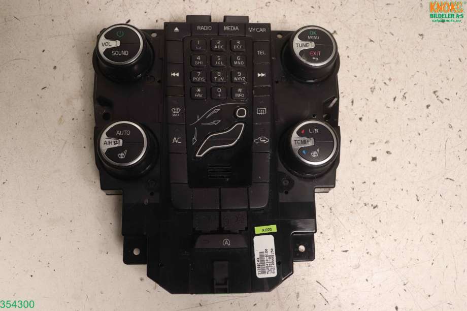 Varmeapparat betjening til Volvo V40, 2012-2019  (VOLVO|31288103)