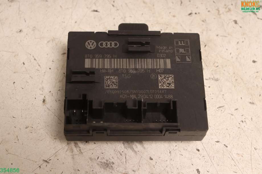 Styreenhet dør venstre foran til Audi A4, 2007-2014 (Type IV) (B8) (B8) (AUDI|8T0 959 795 H)