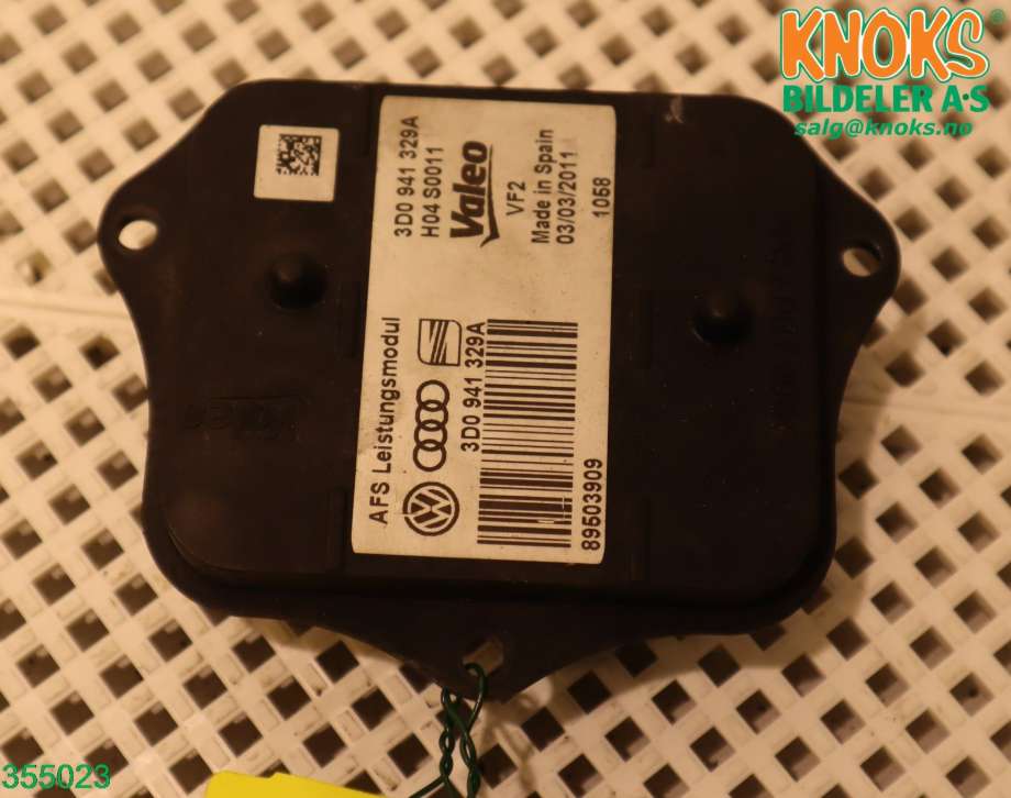 Styreenhet xenon/ballast til VW Passat 2011-2015 (B7) (B7) (VOLKSWAGEN|3D0 941 329 D|)