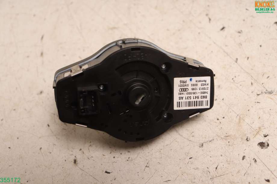 Bryter lys til Audi A4 2007-2014 (Type IV) (B8) (B8) (AUDI|8K0 941 531 AS|)
