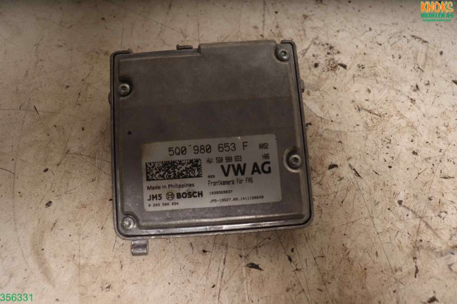 Sensor radar til Škoda Octavia 2013-2016 (Type III, Fase 1)  (SKODA|5Q0 980 653 G||5Q0 980 653 F)
