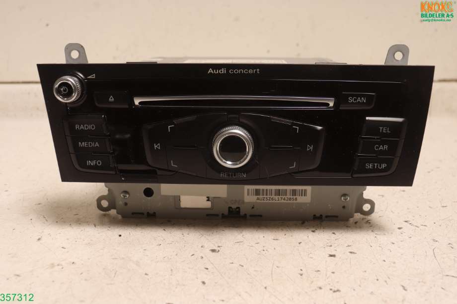 Bilstereo til Audi A4, 2007-2014 (Type IV) (B8) (B8) (AUDI|)