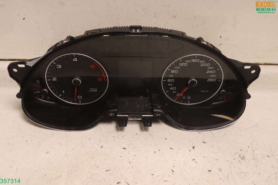 Instrumentpanel til Audi A4, 2007-2014 (Type IV) (B8) (B8) (AUDI|8K0 920 901 A)