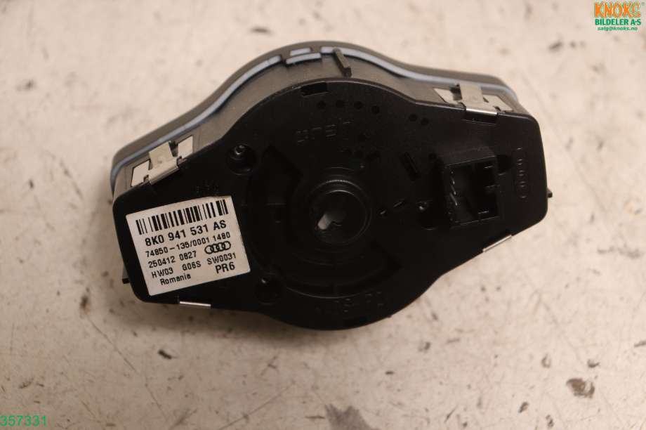 Bryter lys til Audi A4 2007-2014 (Type IV) (B8) (B8) (AUDI|8K0 941 531 AS|)
