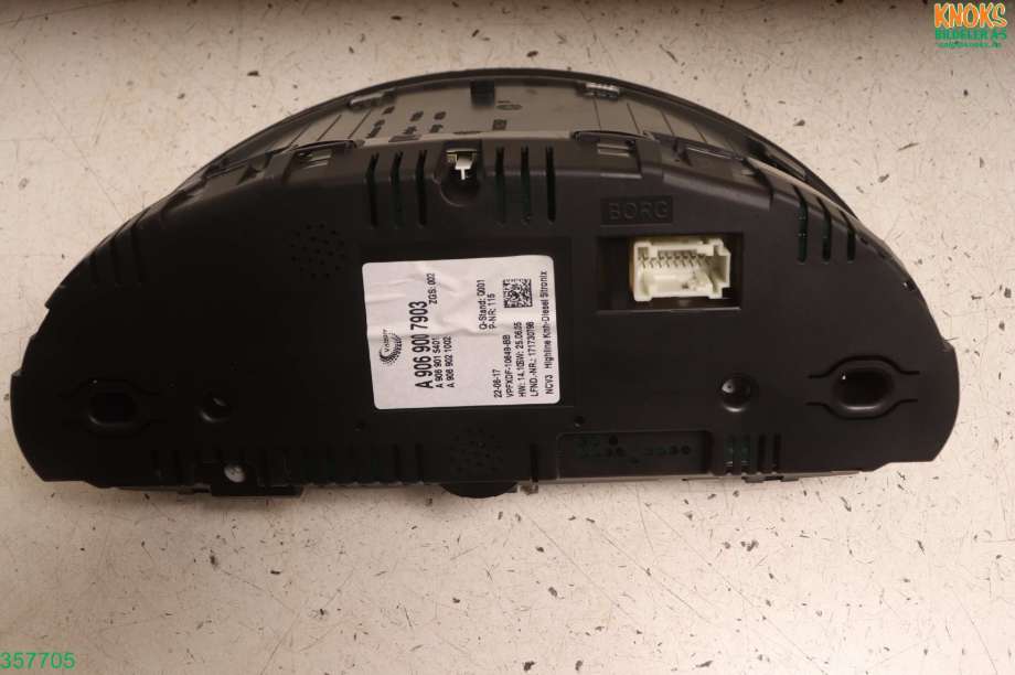 Instrumentpanel til Mercedes Sprinter 2013-2018 (Fase 2) (906) (906) (MERCEDES|A 906 900 79 03|)