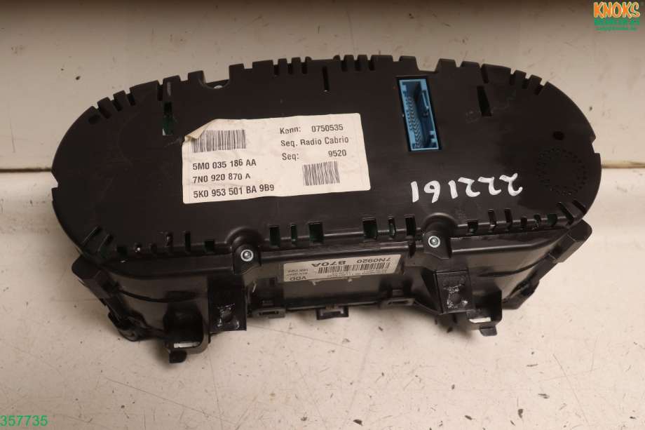 Instrumentpanel til VW Sharan 2010-->> (Type II)  (VOLKSWAGEN|7N0 920 870 A|)