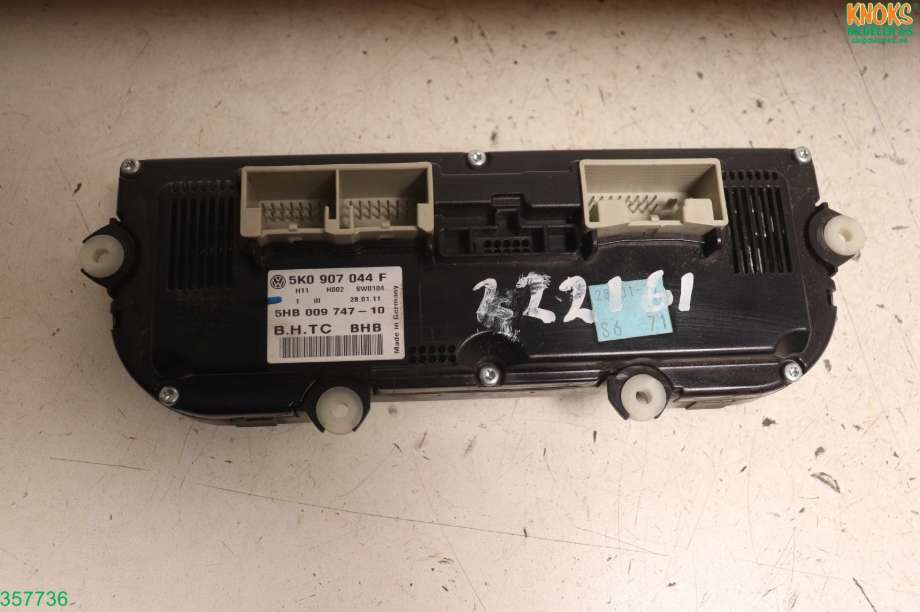 Varmeapparat betjening til VW Sharan 2010-->> (Type II) (VOLKSWAGEN|5K0 907 044 FK|)