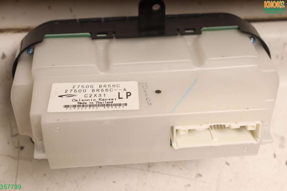 Varmeapparat betjening til Nissan Qashqai 2010-2014 (Type I, Fase 2)  (NISSAN|27500BR46C|)