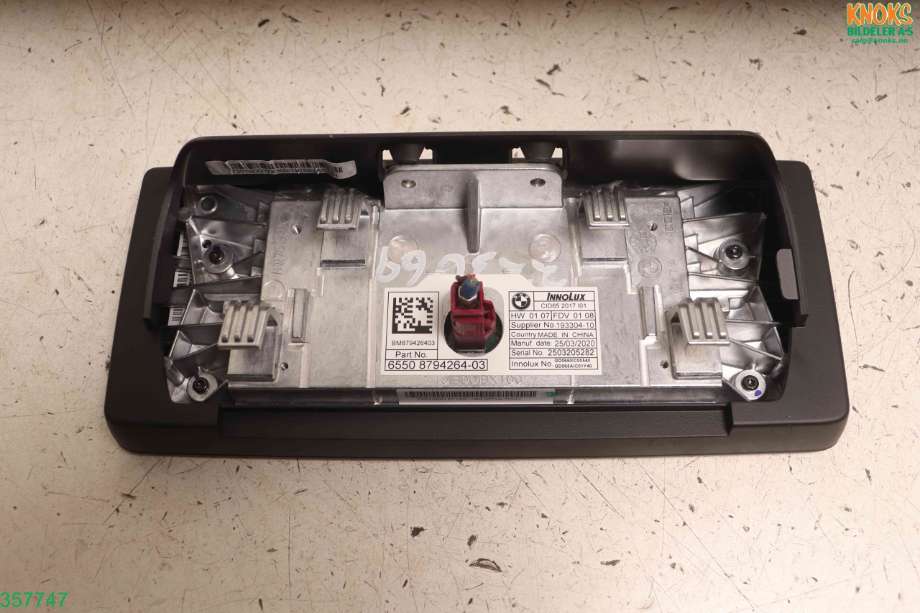 Instrument kjørecomputer til BMW i3 2013-2022  (BMW|65 50 8 794 264|)