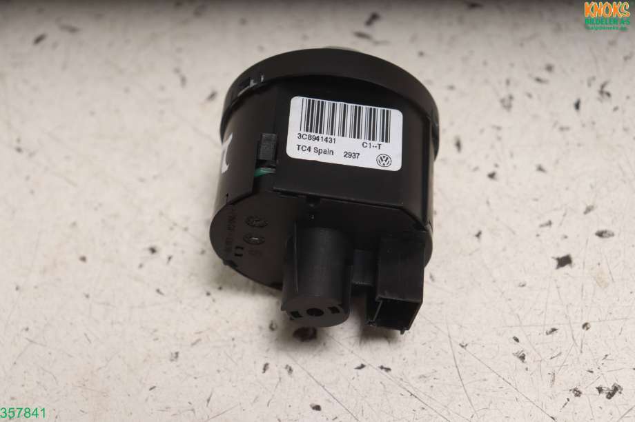 Bryter lys til VW E-Up 2013-2019  (VOLKSWAGEN|3C8 941 431|)