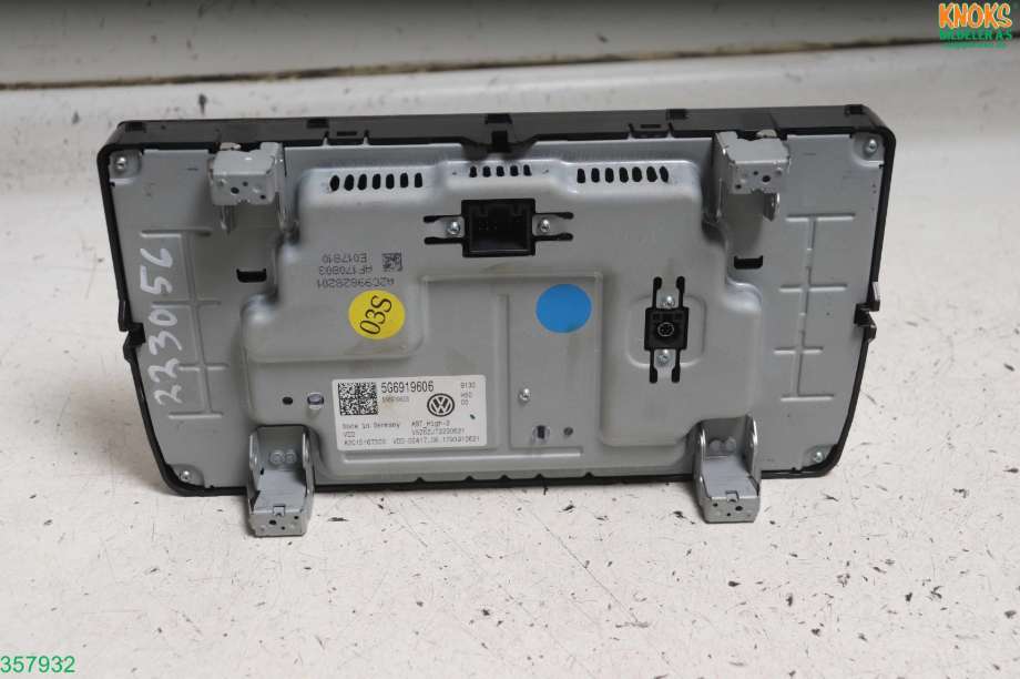 Instrument kjørecomputer til VW e-Golf 2017-2020 (Fase 2)  (VOLKSWAGEN|5G6 919 606 C|)