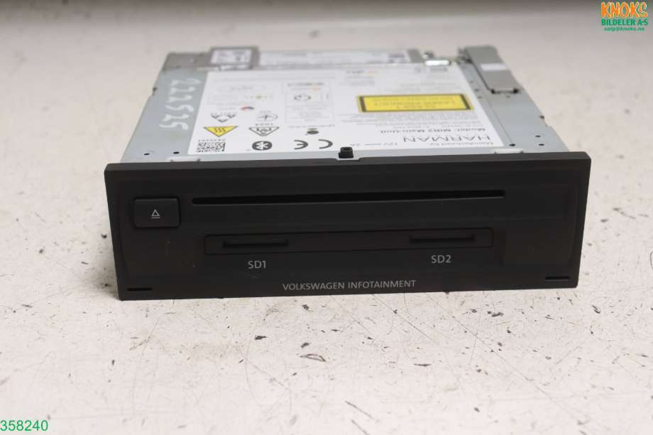 Bilstereo navigasjon til VW e-Golf, 2017-2020 (Fase 2)  (VOLKSWAGEN|5NA 035 020 A)