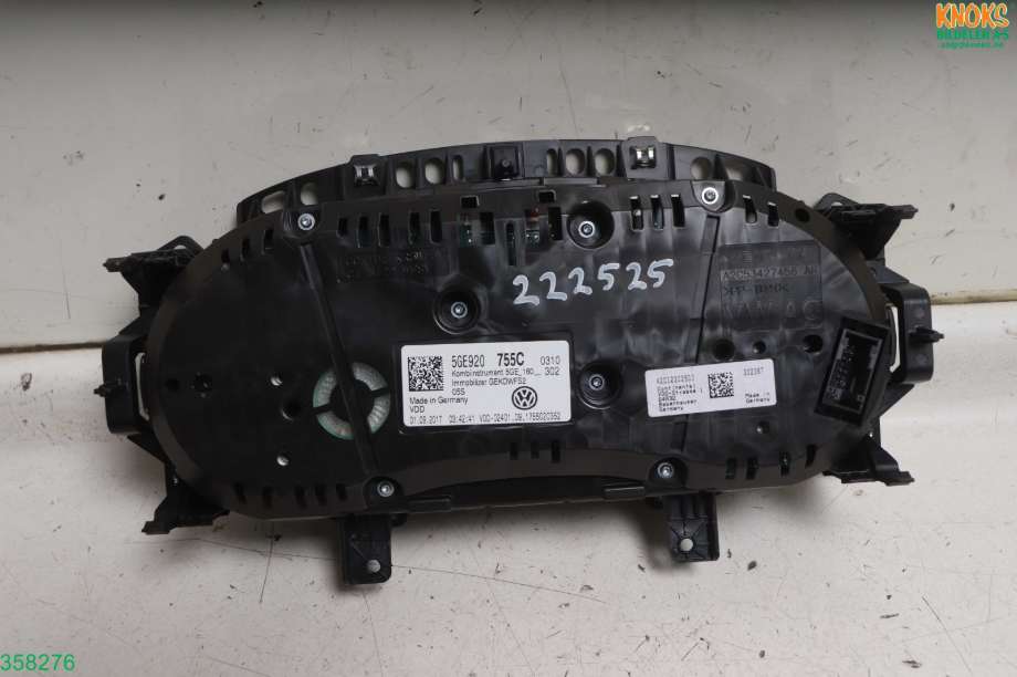Instrumentpanel til VW e-Golf 2017-2020 (Fase 2) (VOLKSWAGEN|5GE 920 755 C|)