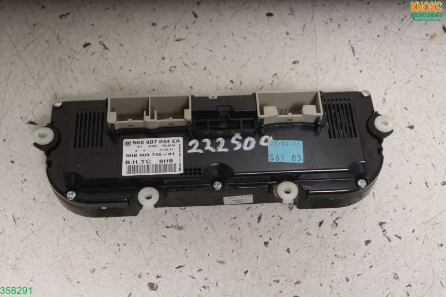 Varmeapparat betjening til VW Passat 2011-2015 (B7) (B7) (VOLKSWAGEN|5K0 907 044 GK|)