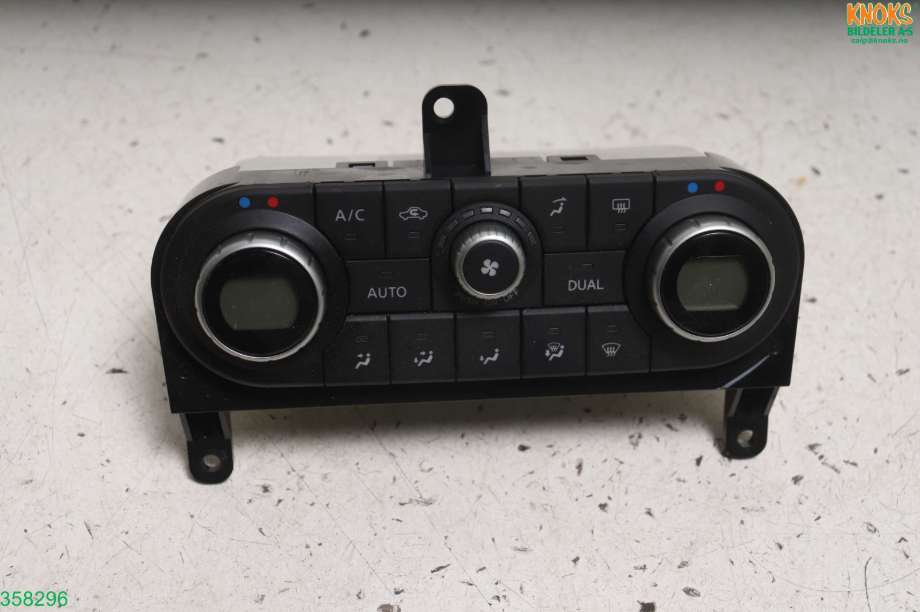 Varmeapparat betjening til Nissan Qashqai 2010-2014 (Type I, Fase 2) (NISSAN|27500BR45A|)