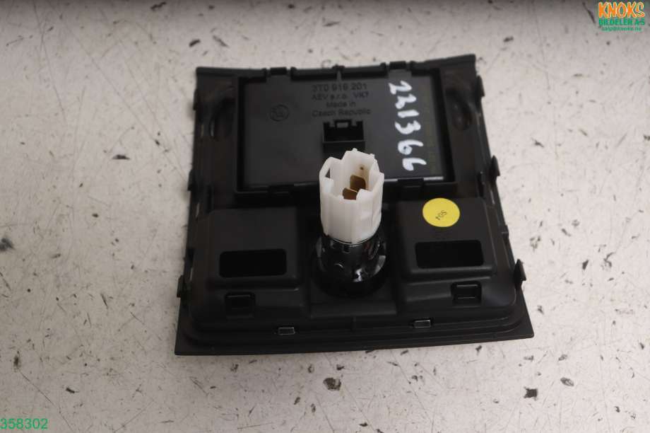 Instrument klokke til Škoda Superb 2008-2015 (Type II)  (SKODA|3T0 919 201 A||3T0 919 201)