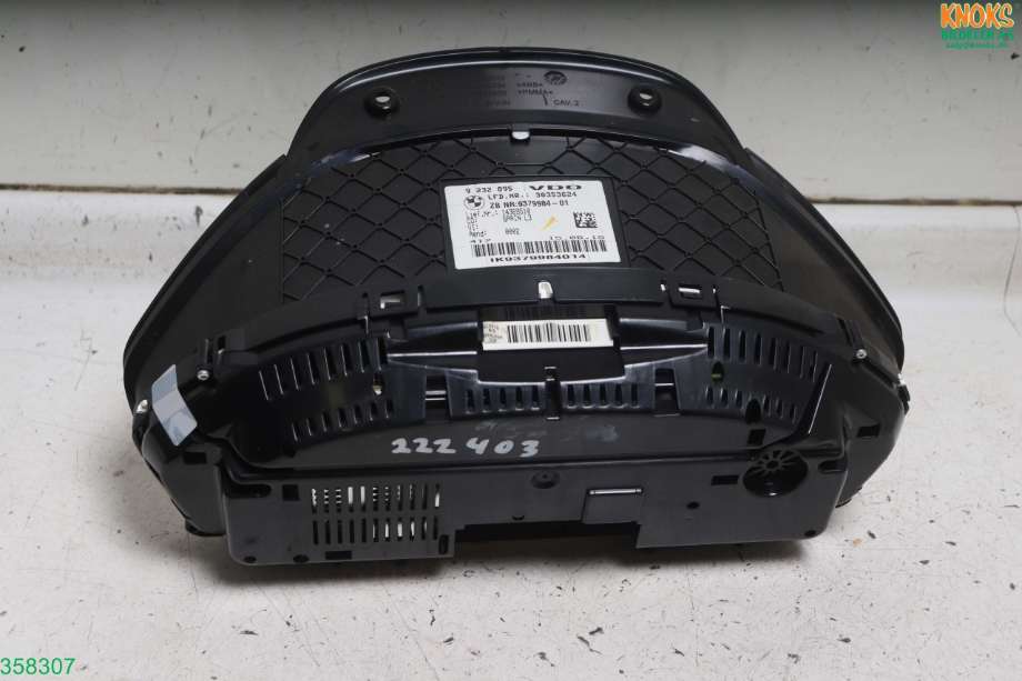 Instrumentpanel til BMW 3-Serie 2012-2018 (F30/F31/F34) (F30/F31/F34) (BMW|62 10 5 A03 A33|)