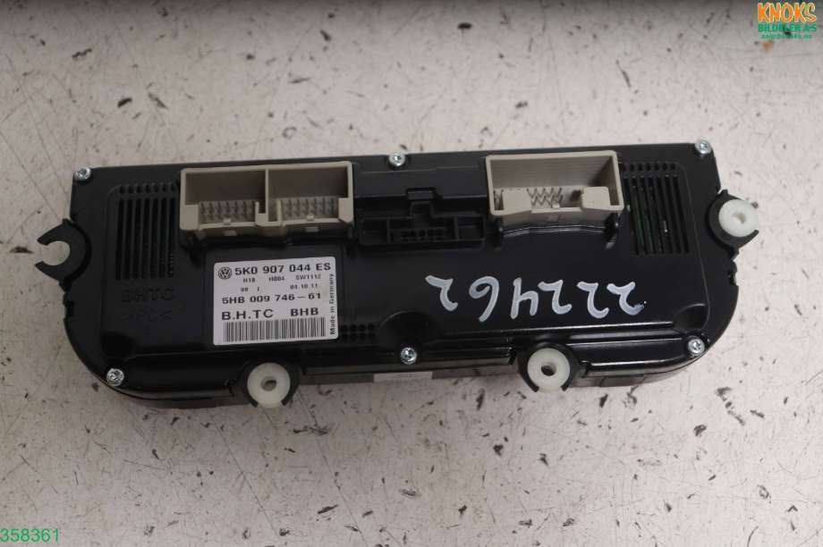 Varmeapparat betjening til VW Golf VI 2008-2012  (VOLKSWAGEN|5K0 907 044 ES|)