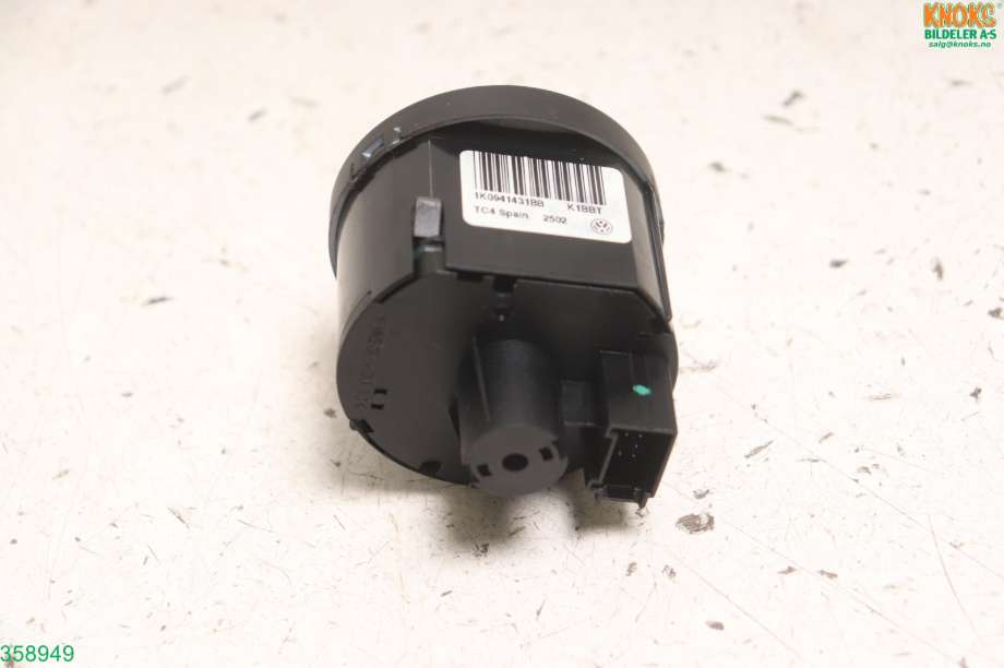 Bryter lys til VW Caddy 2010-2015 (Type III, Fase 2)  (VOLKSWAGEN|1K0 941 431 BB|)