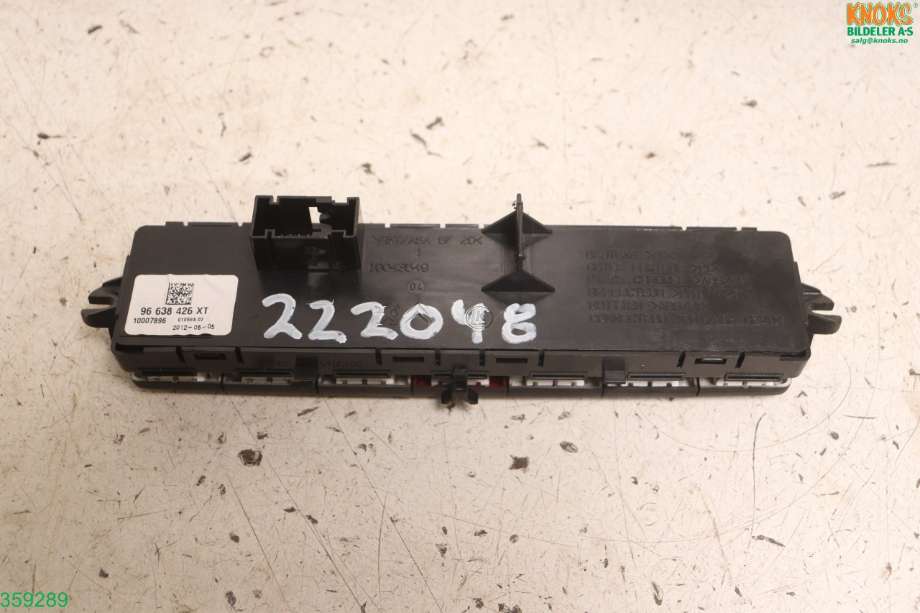 Bryter diverse til Peugeot 5008 2010-2017 (Type I)  (PEUGEOT|98 070 056 ZD|)