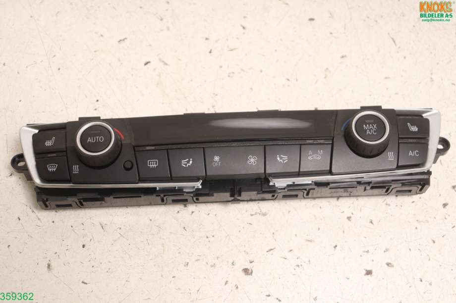 Varmeapparat betjening til BMW 3-Serie, 2012-2018 (F30/F31/F34) (F30/F31/F34) (BMW|64 11 9 354 146)