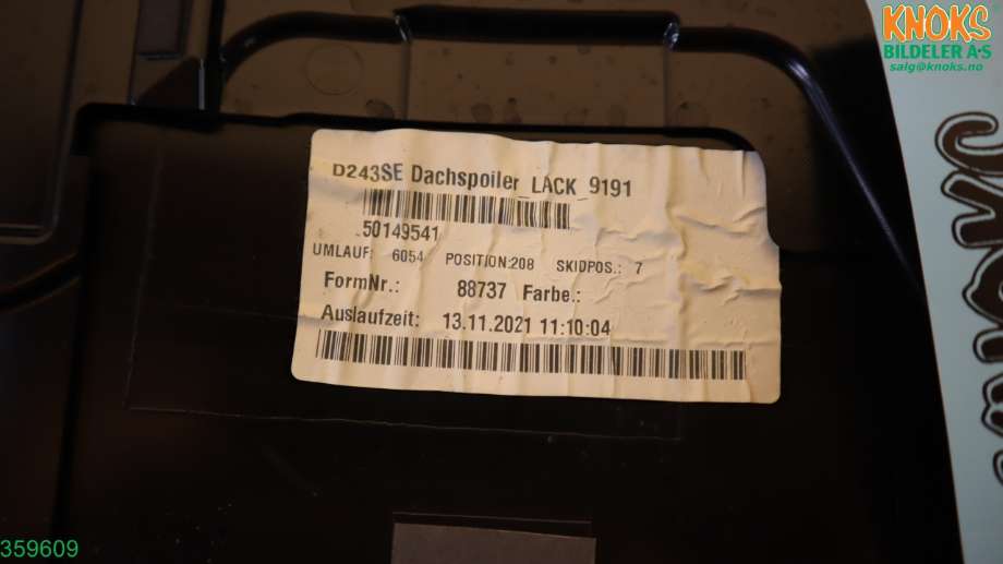 Spoiler bakluke til Mercedes EQB 2022-->>  (MERCEDES|A 247 790 06 88  9191|)