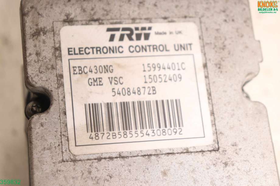ABS sentral til Saab 9-3 2008-2011 (Type II, Fase 2)  (SAAB||15052409|12773673)