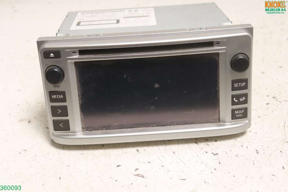 Bilstereo til Toyota Verso, 2009-2016 (Type III)  (TOYOTA|861400F010)
