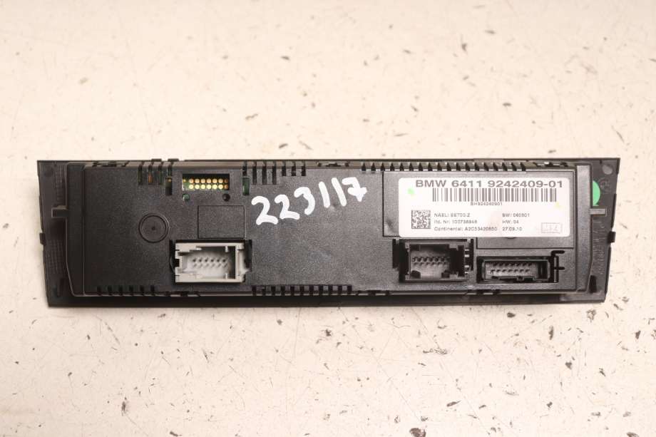 Varmeapparat betjening til BMW X1 2009-2015 (E84) (E84) (BMW|64 11 9 292 262|)