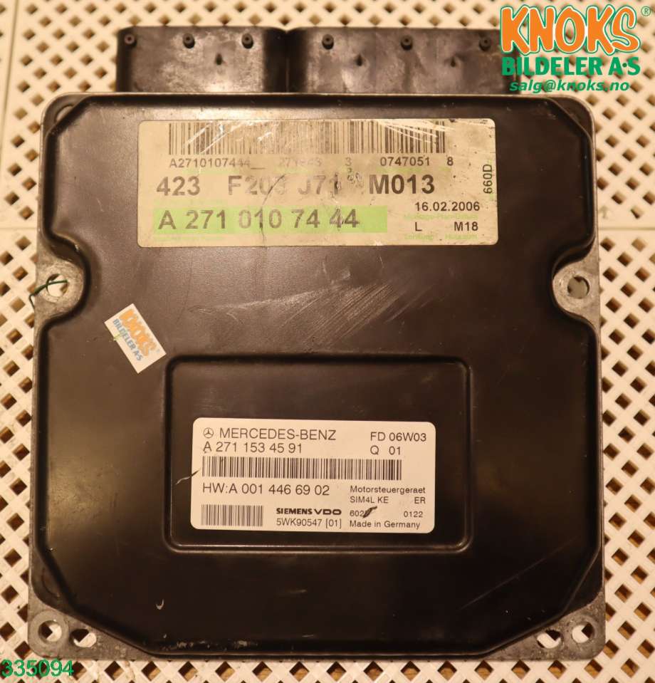 Styreenhet motor til Mercedes E-Klasse 2006-2009 (Fase 2) (W211) (W211) (MERCEDES|A 646 150 44 91|)