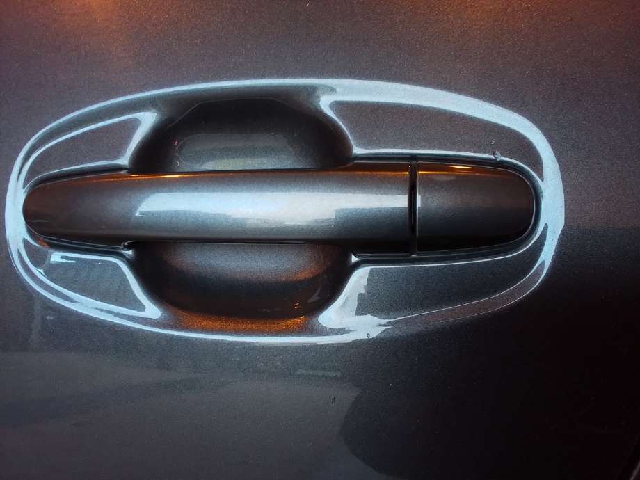 Dørhåndtak utv venstre bak til Toyota Prius, 2004-2009 (Type II) (COMBI) (COMBI) (TOYOTA|6921033080B7)