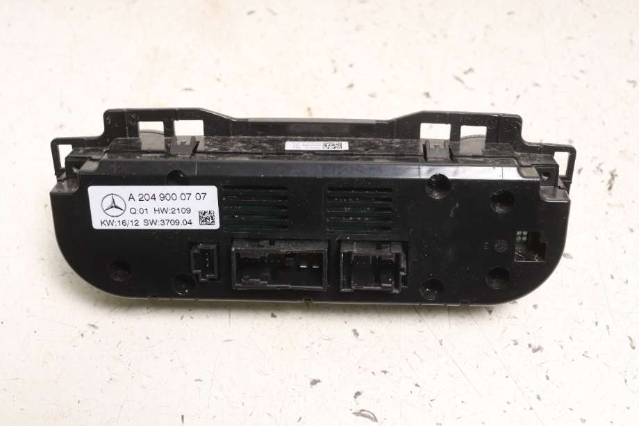 Varmeapparat betjening til Mercedes GLK 2008-2015 (X204) (X204) (MERCEDES|A 204 900 07 07|)
