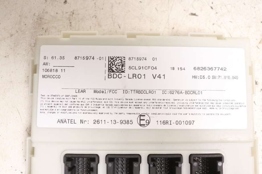 Styreenhet comfort (BCM) til BMW 2-Serie 2014-2021 (F22/F23) (F22/F23) (BMW|51 21 0 042 696||61358715974)