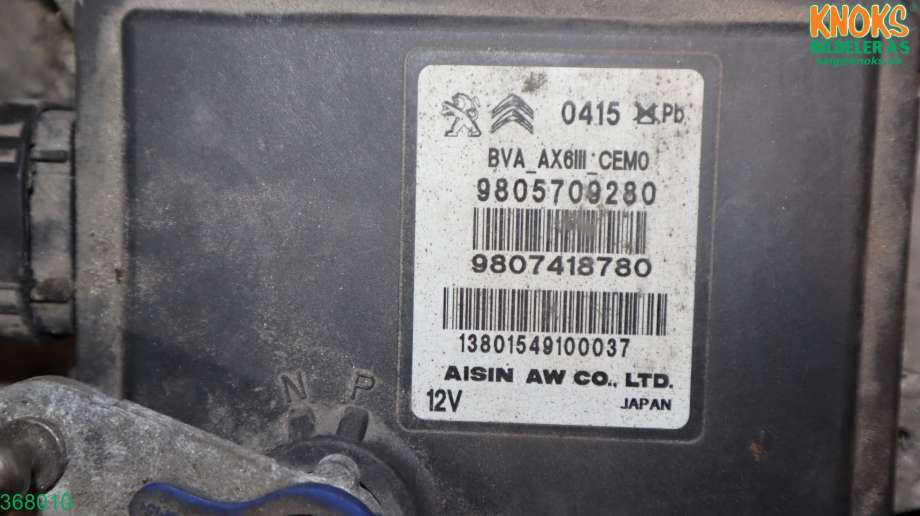 Girkasse automat til Peugeot 308 2013-2021 (Type II)  (PEUGEOT|98 074 187 80|)